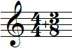 Notation d'une mesure composée